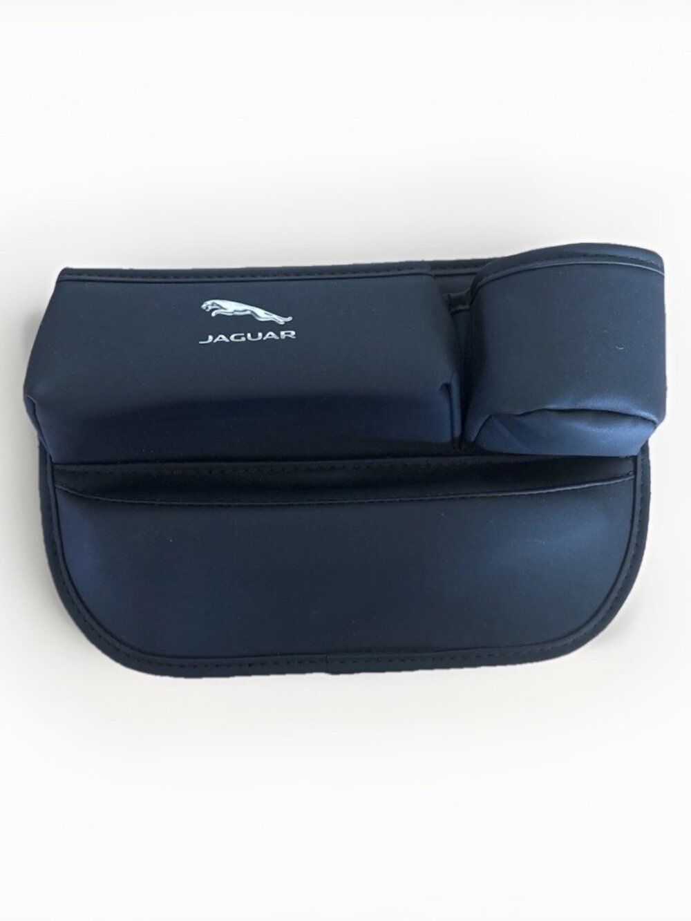 Jaguar Leather Car Seat Gap Storage Organizer Co-pilot